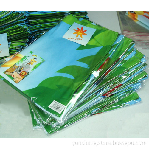 Quick-Dry Microfiber Cartoon Printed Beach Towel